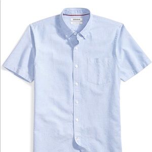 Goodthreads Men's Short-Sleeve Solid Oxford Shirt